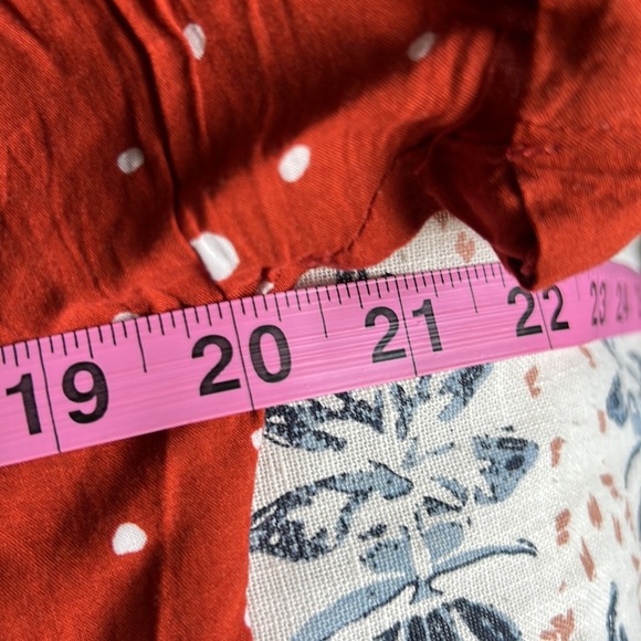 Red Polka Dot Button-up Top - Picture 7 of 8